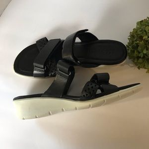 Ecco Leather Wedge Sandal
